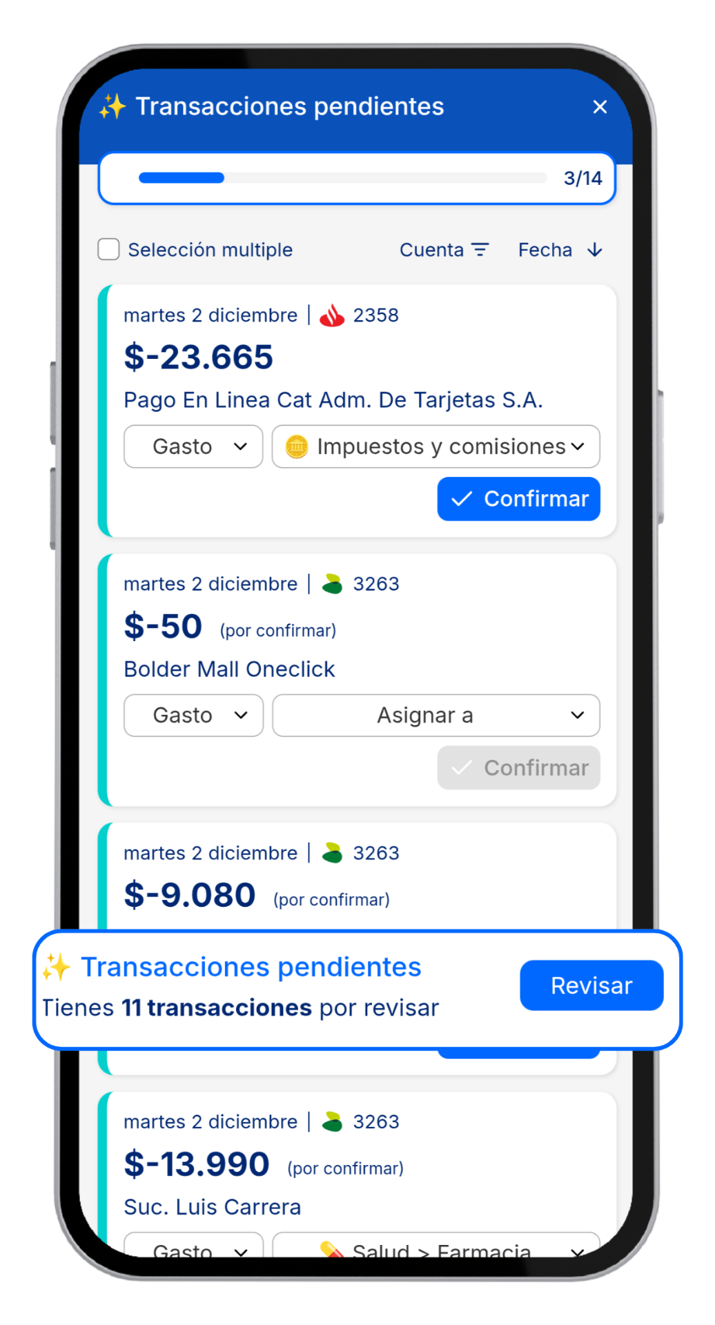 Clasifica de forma inteligente